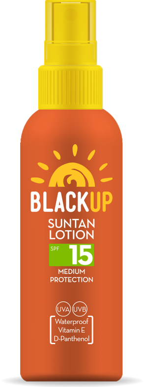 BLACK UP Suntan Lotion SPF 15, 150 ml